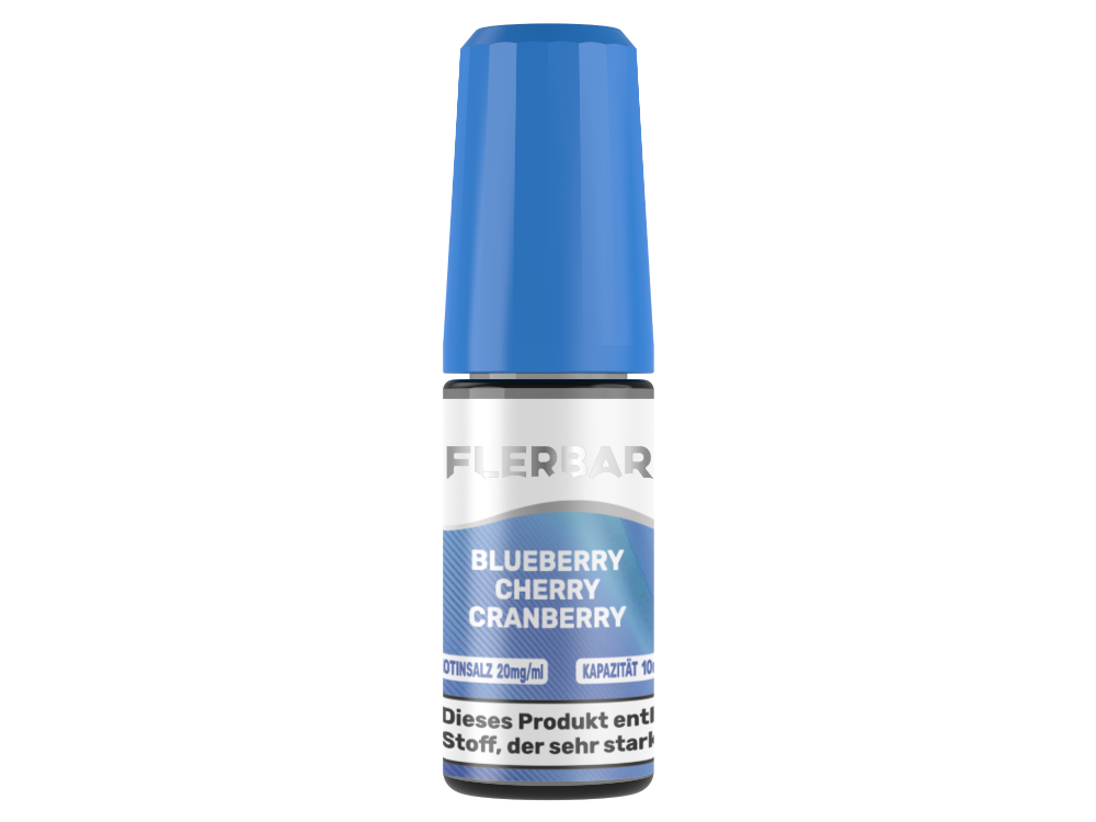 Flerbar Nikotinsalz Liquid 10ml Blueberry Cherry Cranberry 20mg
