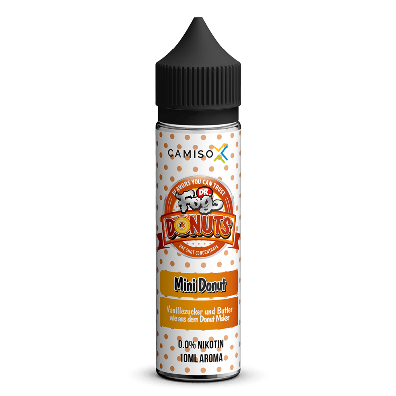 Dr. Fog Longfill - Mini Donut - 10ml Aroma in 60ml Flasche