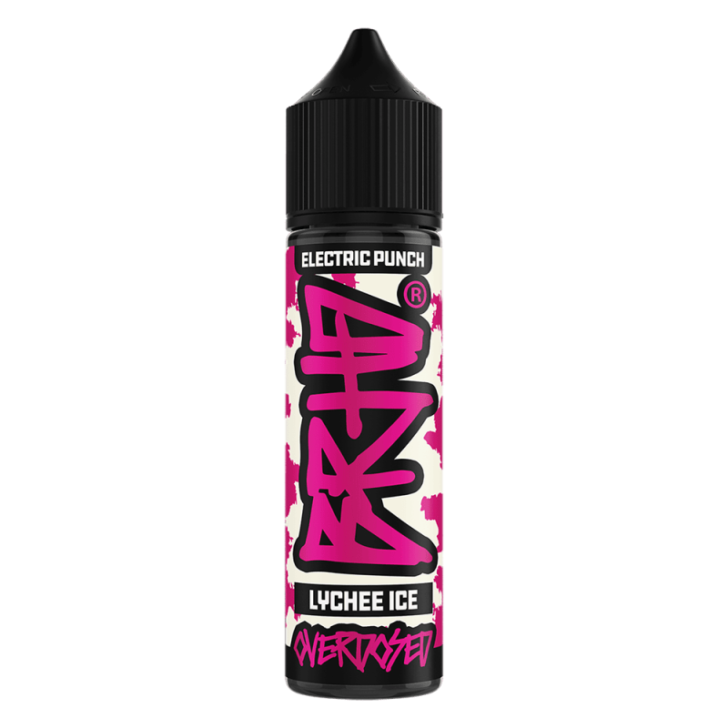 Barehead Longfill - Lychee Ice - Overdosed 10ml Aroma in 60ml Flasche