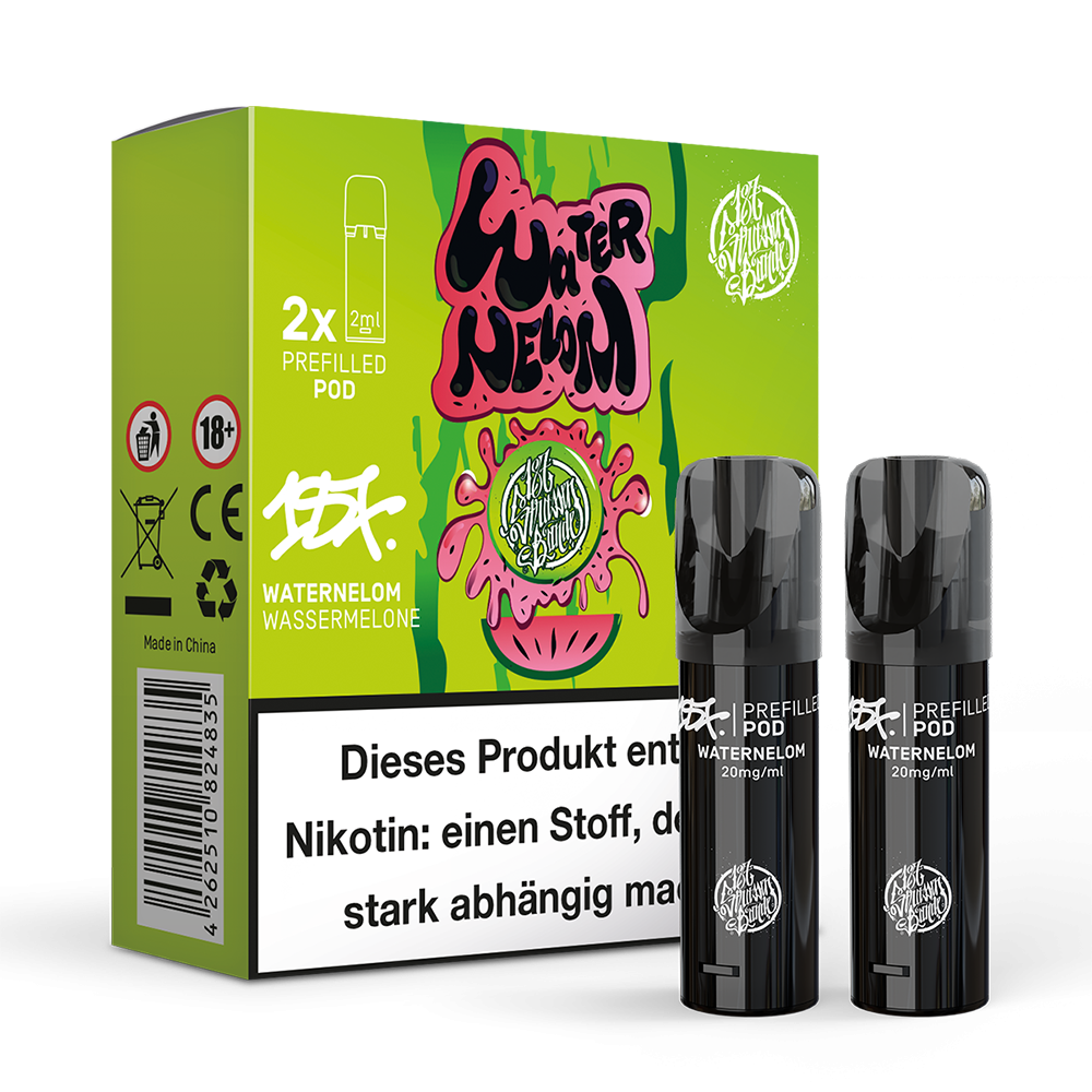 2x 187 Strassenbande Einweg Pod - Waternelom - 20mg Nikotinsalz 2ml