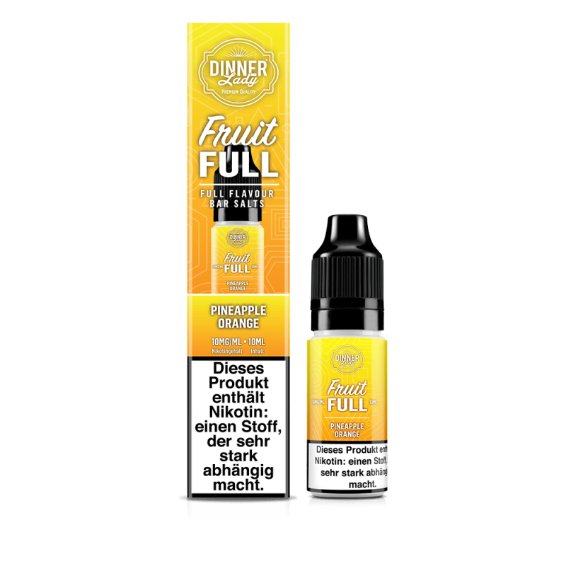 Dinner Lady Fruit Full Nikotinsalz - Pineapple Orange - 10ml Liquid 10mg