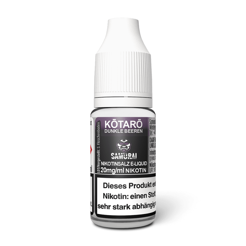 Samurai Nikotinsalz - Kotaro Dunkle Beeren - Liquid 10ml 20mg