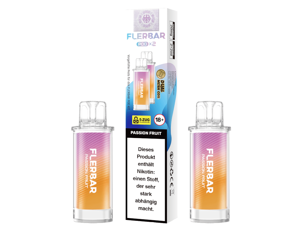 Flerbar Pod (2 Stk.) Passion Fruit 20mg