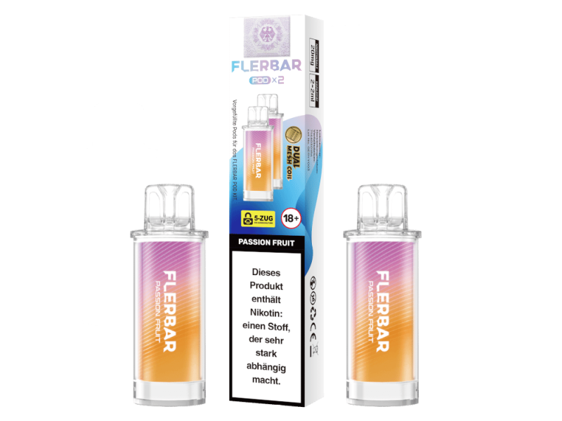 Flerbar Pod (2 Stk.) Passion Fruit 20mg
