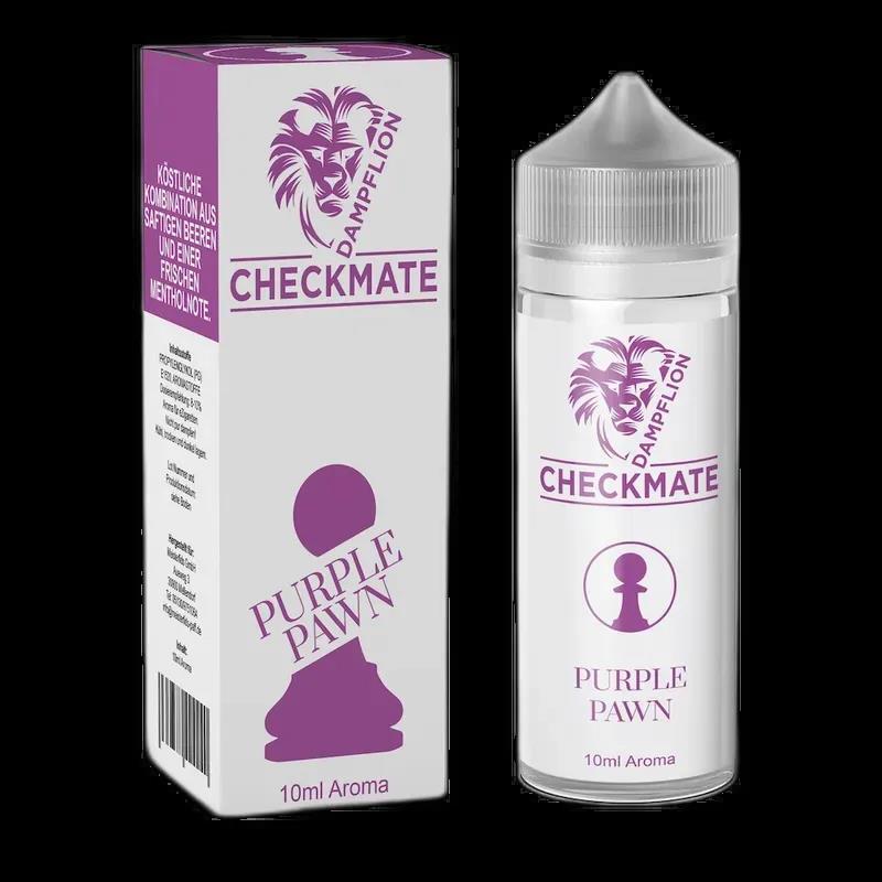 Dampflion Checkmate Longfill - Purple Pawn - 10ml Aroma in 120ml Flasche