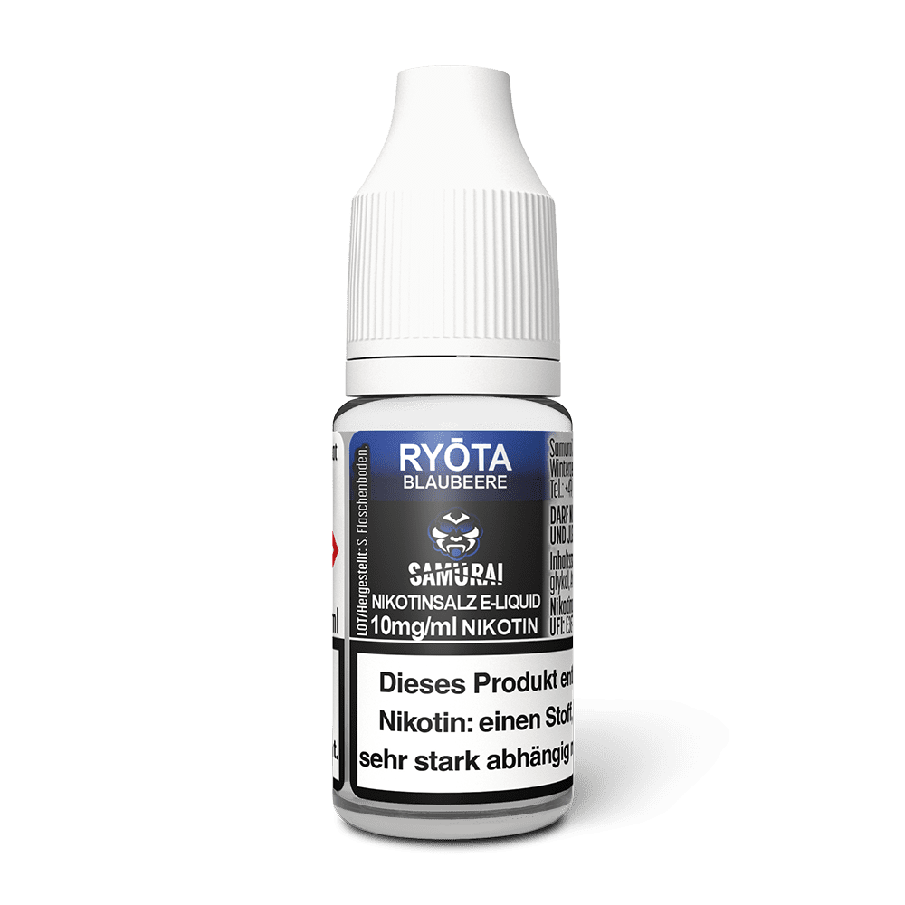 Samurai Nikotinsalz - Ryota Blaubeere - Liquid 10ml 10mg