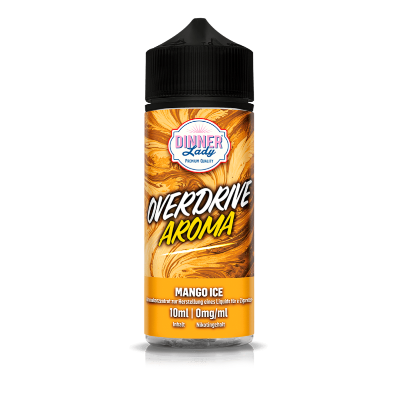 Dinner Lady Overdrive Longfill - Mango Ice - 10ml in 120ml Flasche