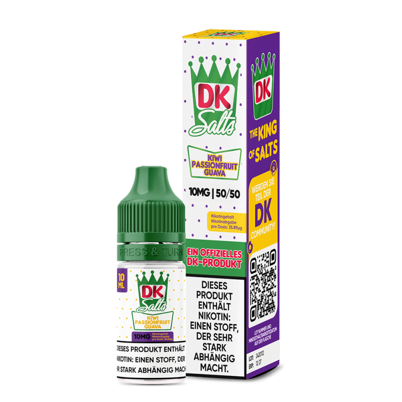 DK Salts Nikotinsalz - Kiwi Passionfruit Guava - 10ml