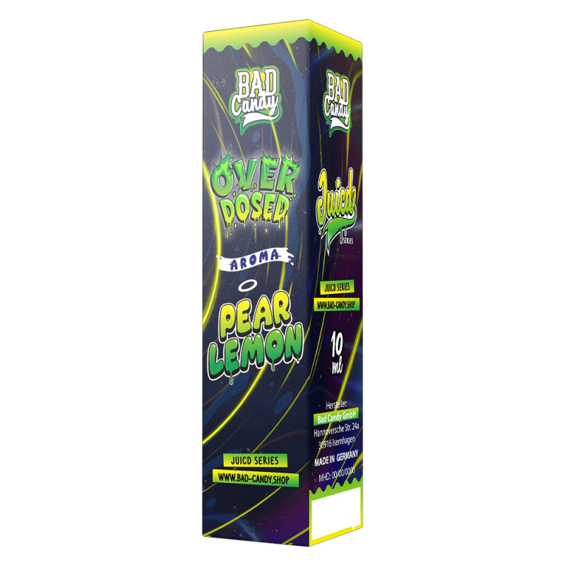 Bad Candy Longfill - Pear Lemon - Overdosed 10ml Aroma in 60 ml Flasche