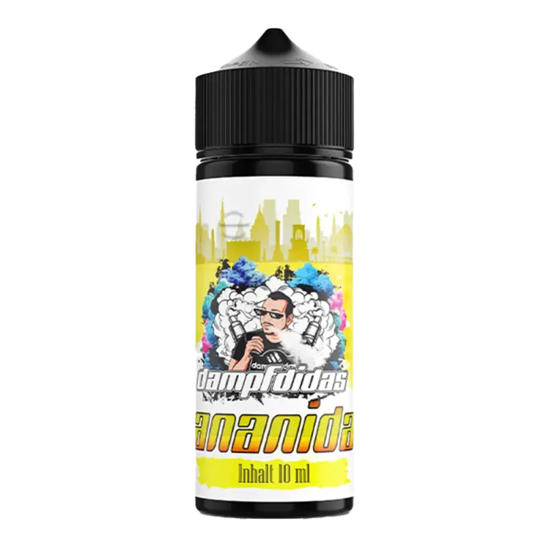 Dampfdidas Longfill - Bananidas - 10ml Aroma in 120ml Flasche