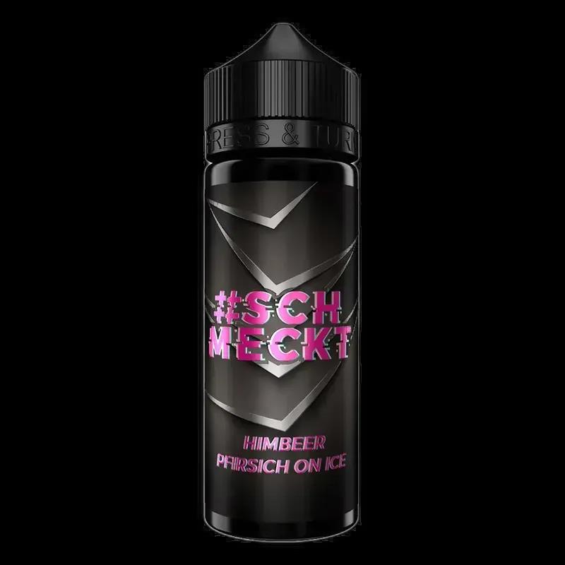 #schmeckt Longfill - Himbeer Pfirsich Ice - 10ml Aroma in 120ml Flasche