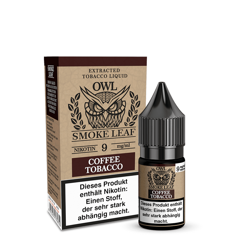 OWL Smoke Leaf Liquid - Coffee Tobacco - 10ml 9mg