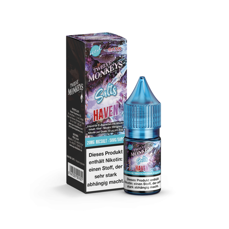 Twelve Monkeys Nikotinsalz - Haven - 10ml Liquid 20mg