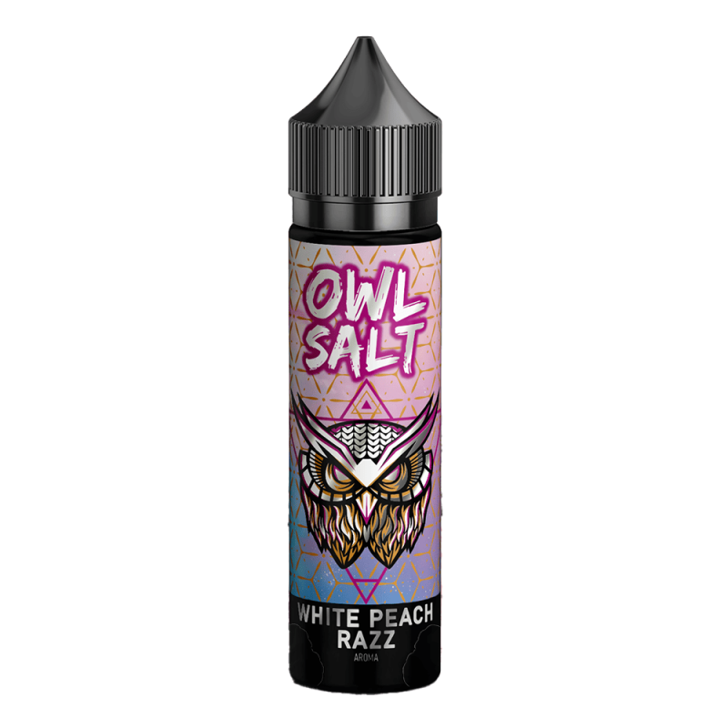 OWL Salt Aroma Longfill - White Peach Razz - 10ml in 60ml Flasche