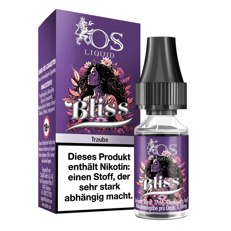 OS Liquid Nikotinsalz - Bliss - Liquid 17mg 10ml