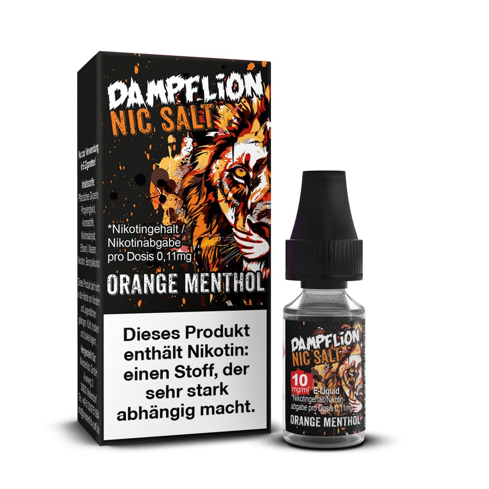 Dampflion Intense Nikotinsalz - Orange Menthol- 10ml Liquid 10mg