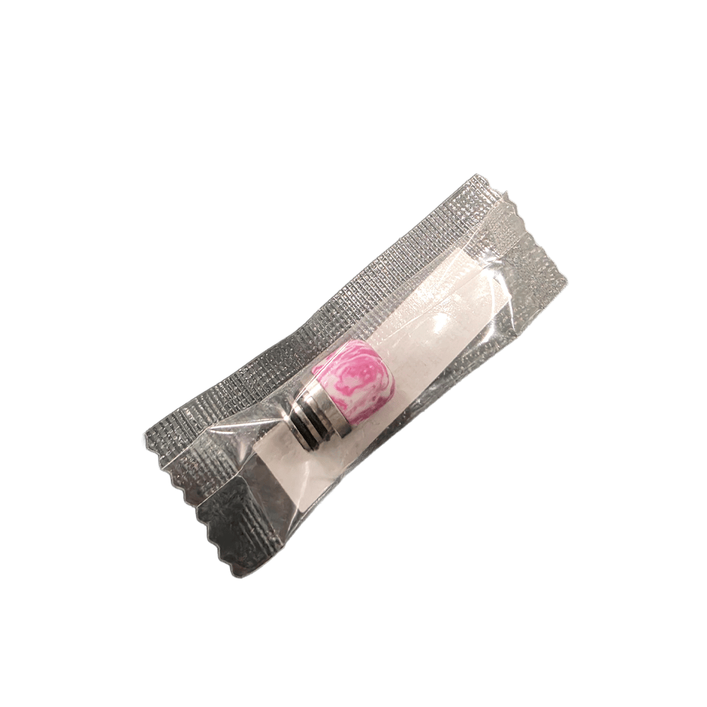 Drip Tip Edelstahl + Naturstein mehrfarbig