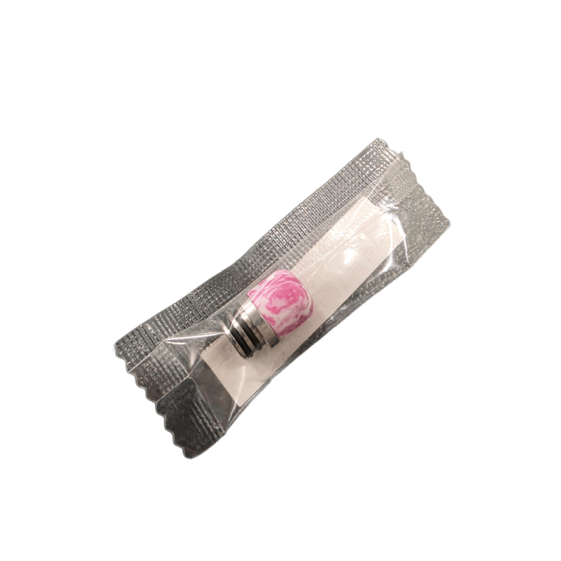 Drip Tip Edelstahl + Naturstein mehrfarbig