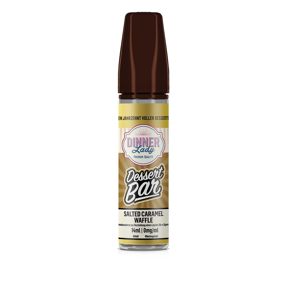 Dinner Lady Dessert Bar Longfill - Salted Caramel Waffle - 14ml in 60ml Flasche
