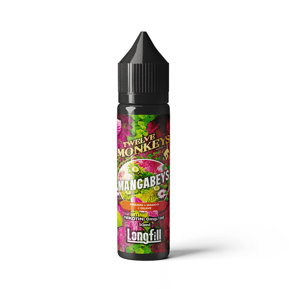 Twelve Monkeys Aroma Longfill - Mangabeys - 10ml in 60ml Flasche