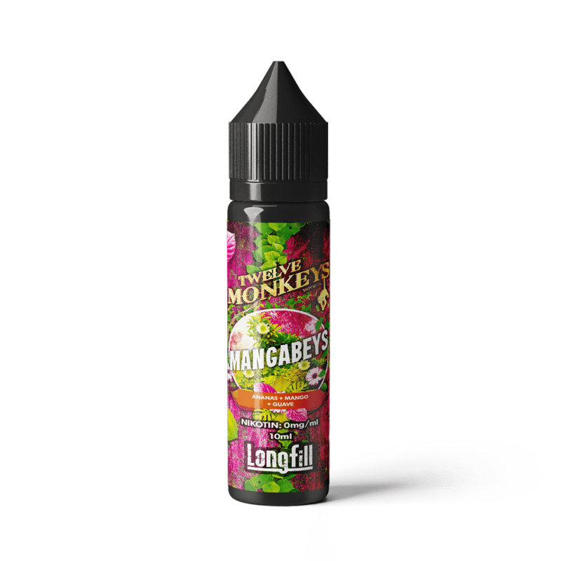 Twelve Monkeys Aroma Longfill - Mangabeys - 10ml in 60ml Flasche