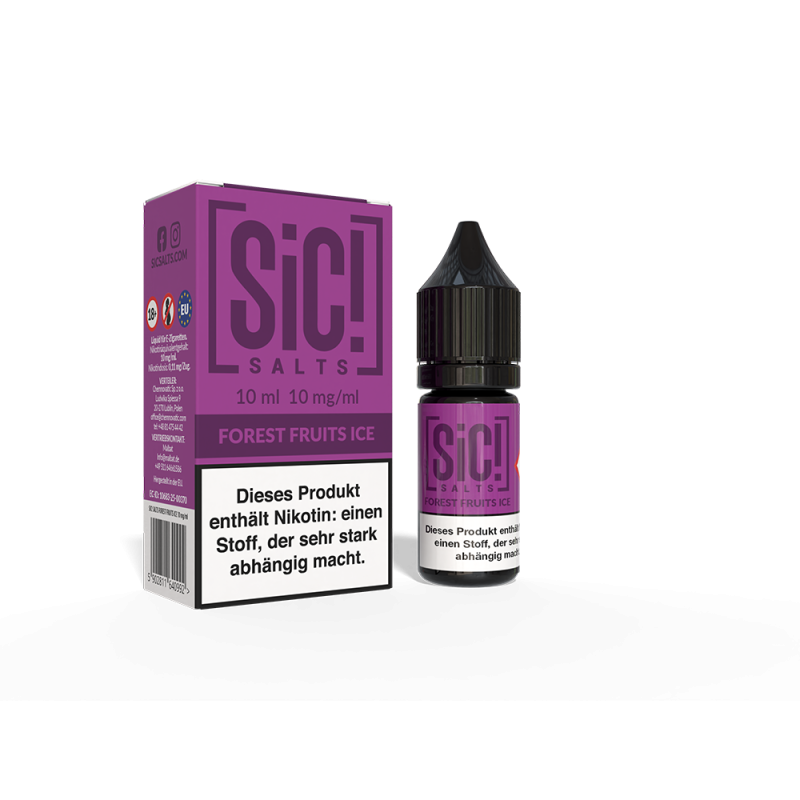 SIC Nikotinsalz - Forest Fruits Ice -10ml Liquid 10mg