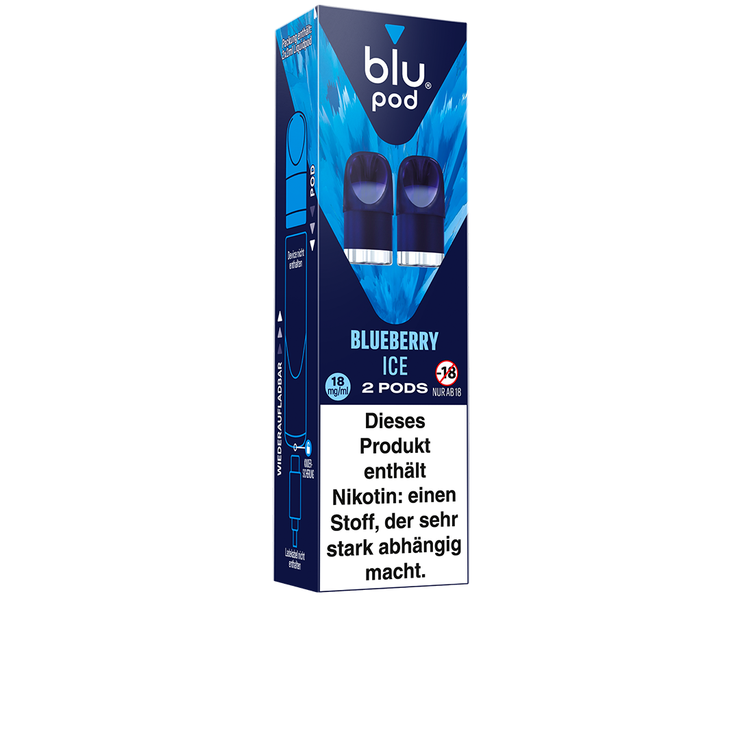 blu Pod BLUEBERRY ICE 18mg