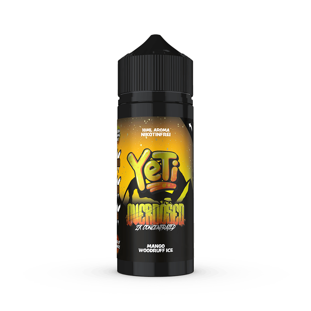 Yeti Longfill - Mango Woodruff Ice - Overdosed 10ml Aroma in 120ml Flasche