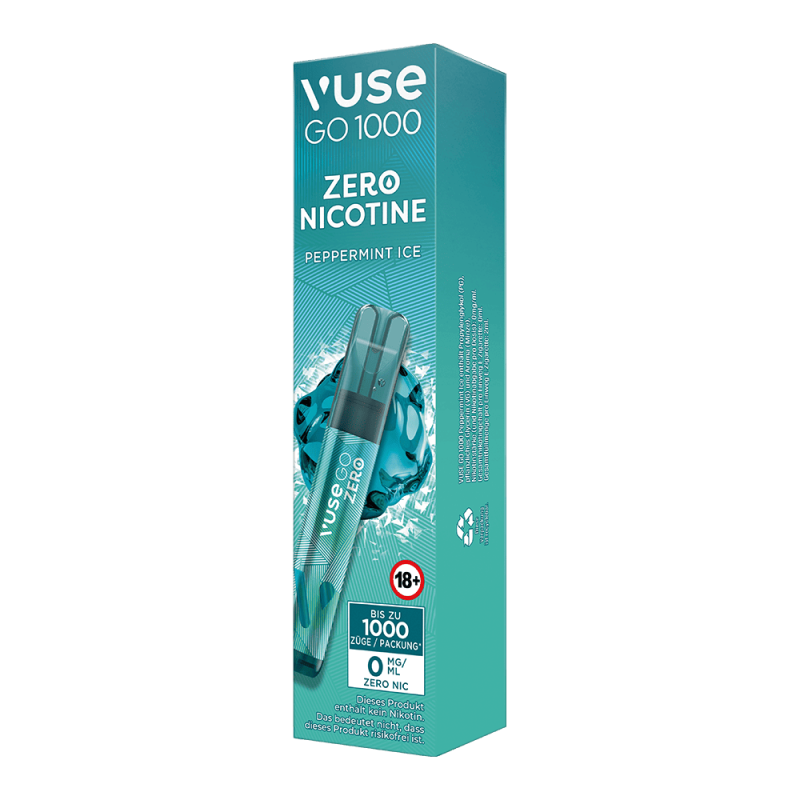 Vuse GO 1000 Peppermint Ice Einweg E-Zigarette 0mg