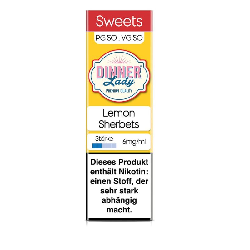 Dinner Lady Liquid - Lemon Sherbets - 50/50 10ml 6mg