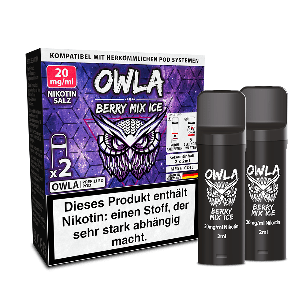 OWLA Pods – Berry Mix Ice – 2ml (2 Stück) 20mg