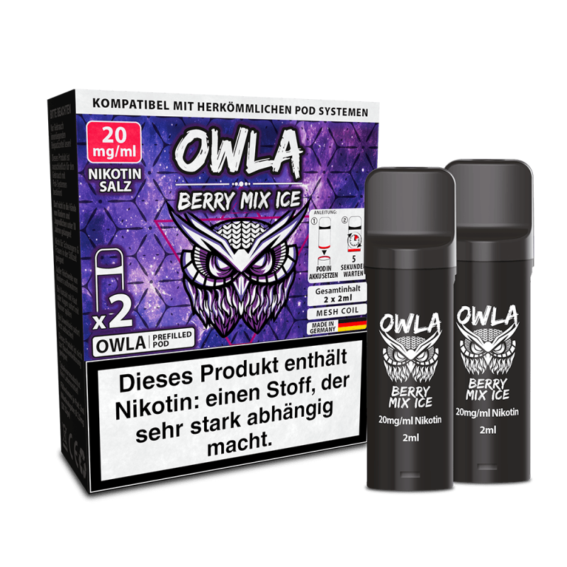 OWLA Pods – Berry Mix Ice – 2ml (2 Stück)