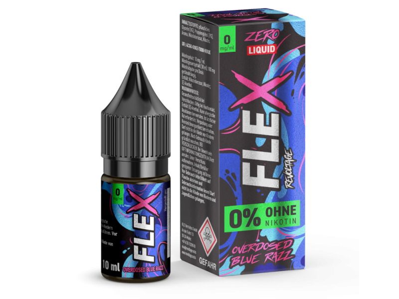 Revoltage FLEX Nikotinsalz Blue Razz 10ml 0mg
