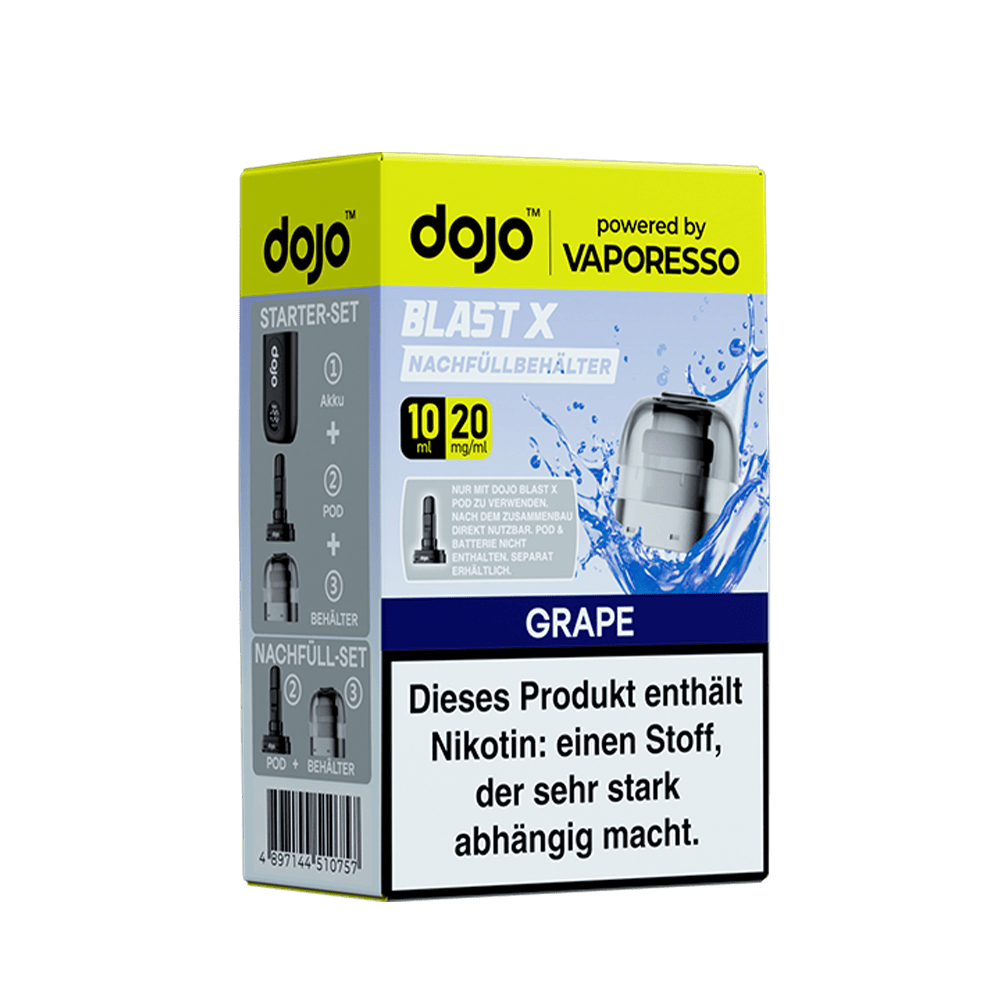 Vaporesso dojo Blast X Pods – Grape – 20mg – 10ml (1 Stück)