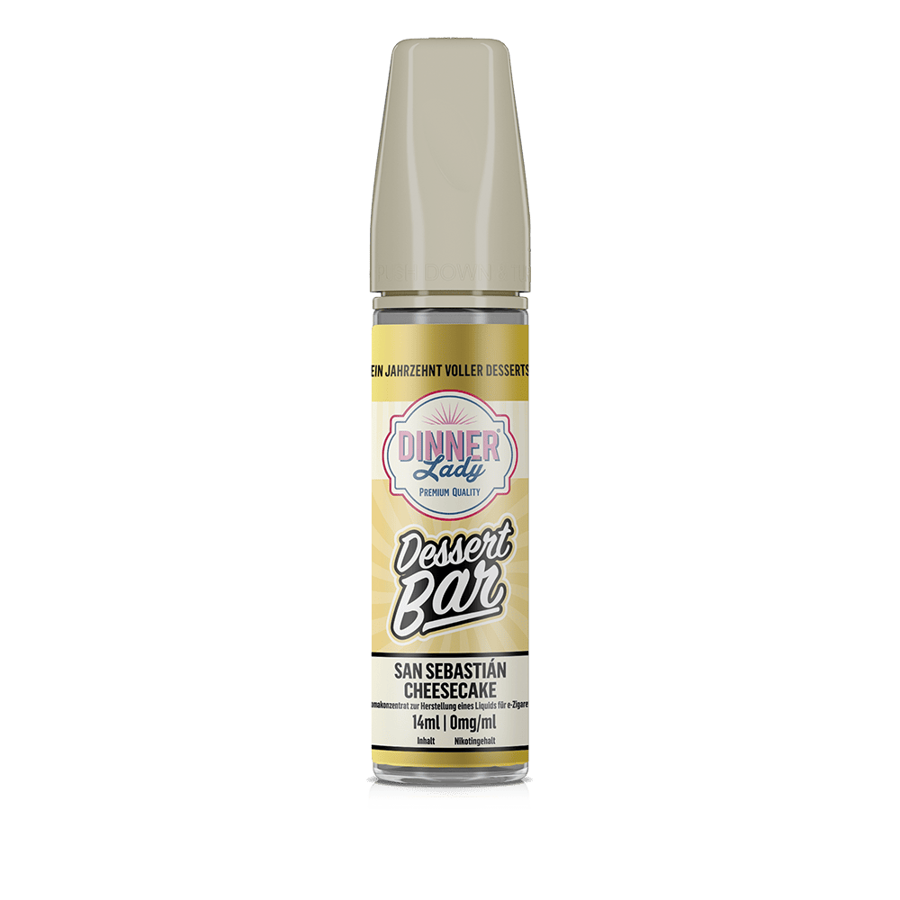 Dinner Lady Dessert Bar Longfill - San Sebastian Cheesecake - 14ml in 60ml Flasche