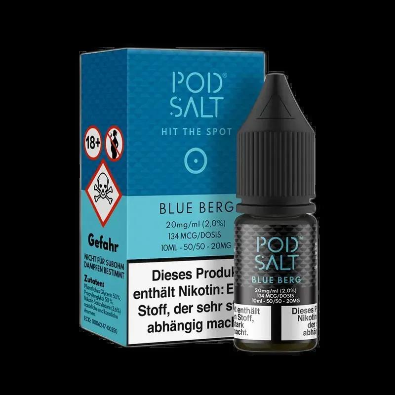 Pod Salt Core Nikotinsalz - Blue Berg - 10ml Liquid 20mg