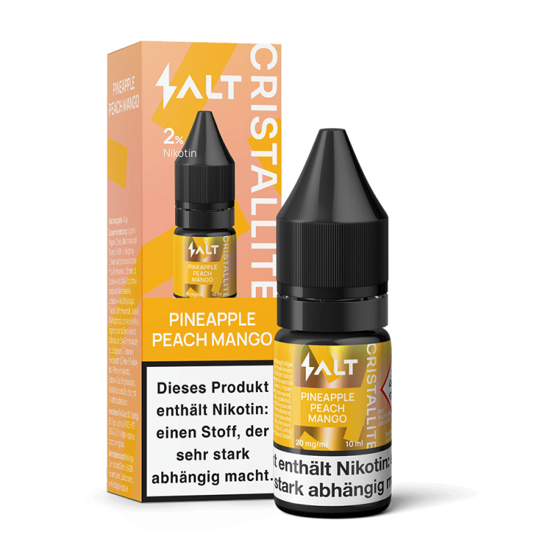 SALT Cristallite Nikotinsalz - Pineapple Peach Mango - 10ml Liquid 20mg