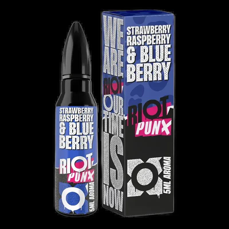 Riot Squad Aroma Longfill - Strawberry, Raspberry & Blueberry - 5ml in 60ml Flasche