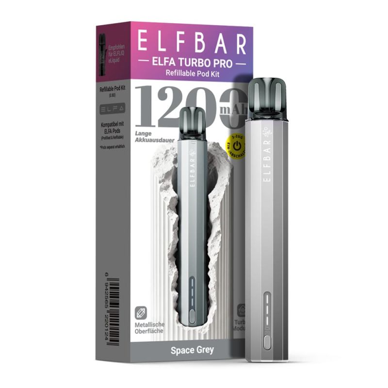 Elfbar Elfa Turbo Pro Kit Space Gray