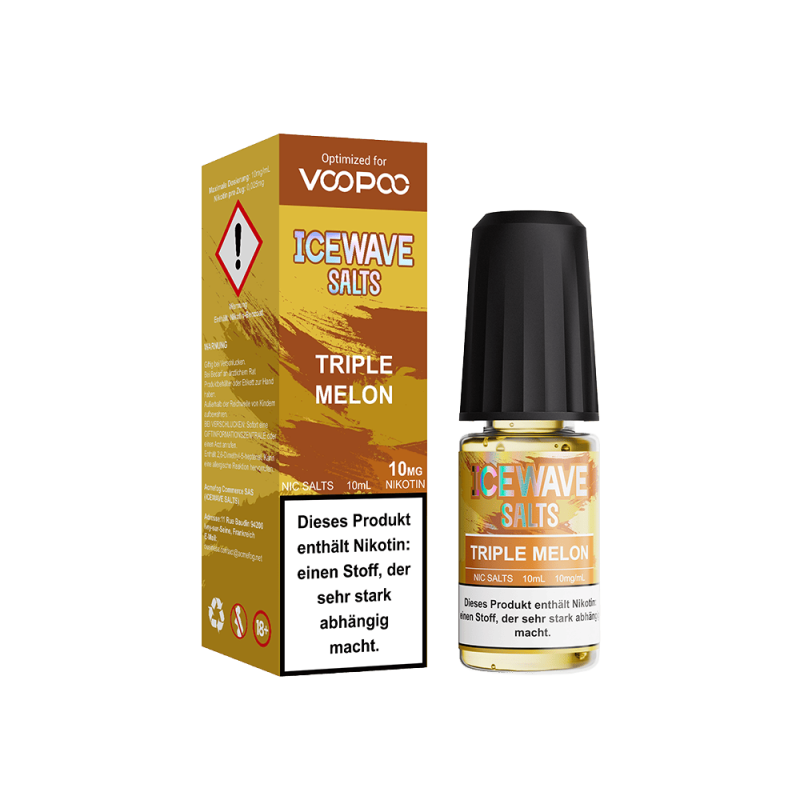 Icewave Nikotinsalz - Triple Melon - 10ml Liquid
