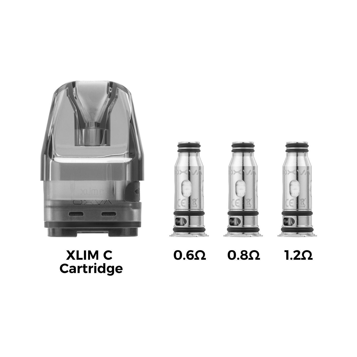 Pod-System, Vape-Kartusche, XLIM C Kartusche, 0,6Ω, 0,8Ω, 1,2Ω