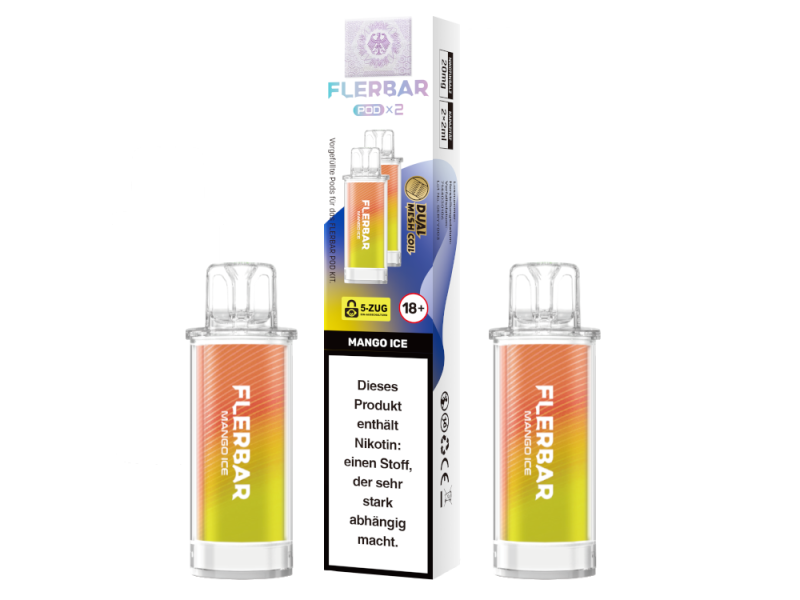Flerbar Pod (2 Stk.) Mango Ice 20mg