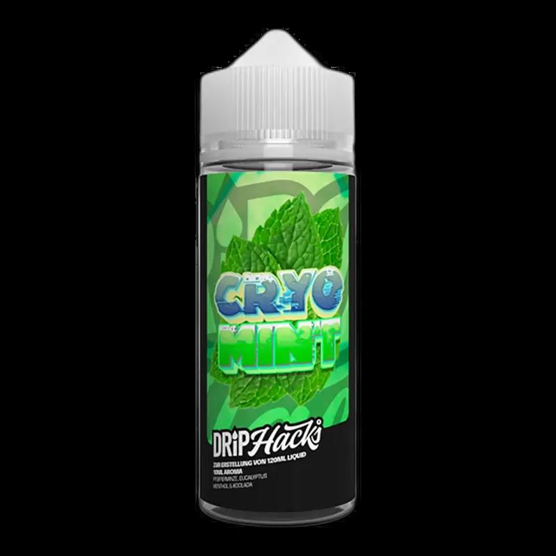 Drip Hacks Longfill - Cryo Mint - 10ml Aroma in 120ml Flasche