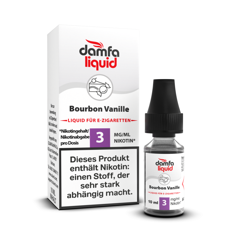 damfaliquid Bourbon Vanille 3mg 10ml
