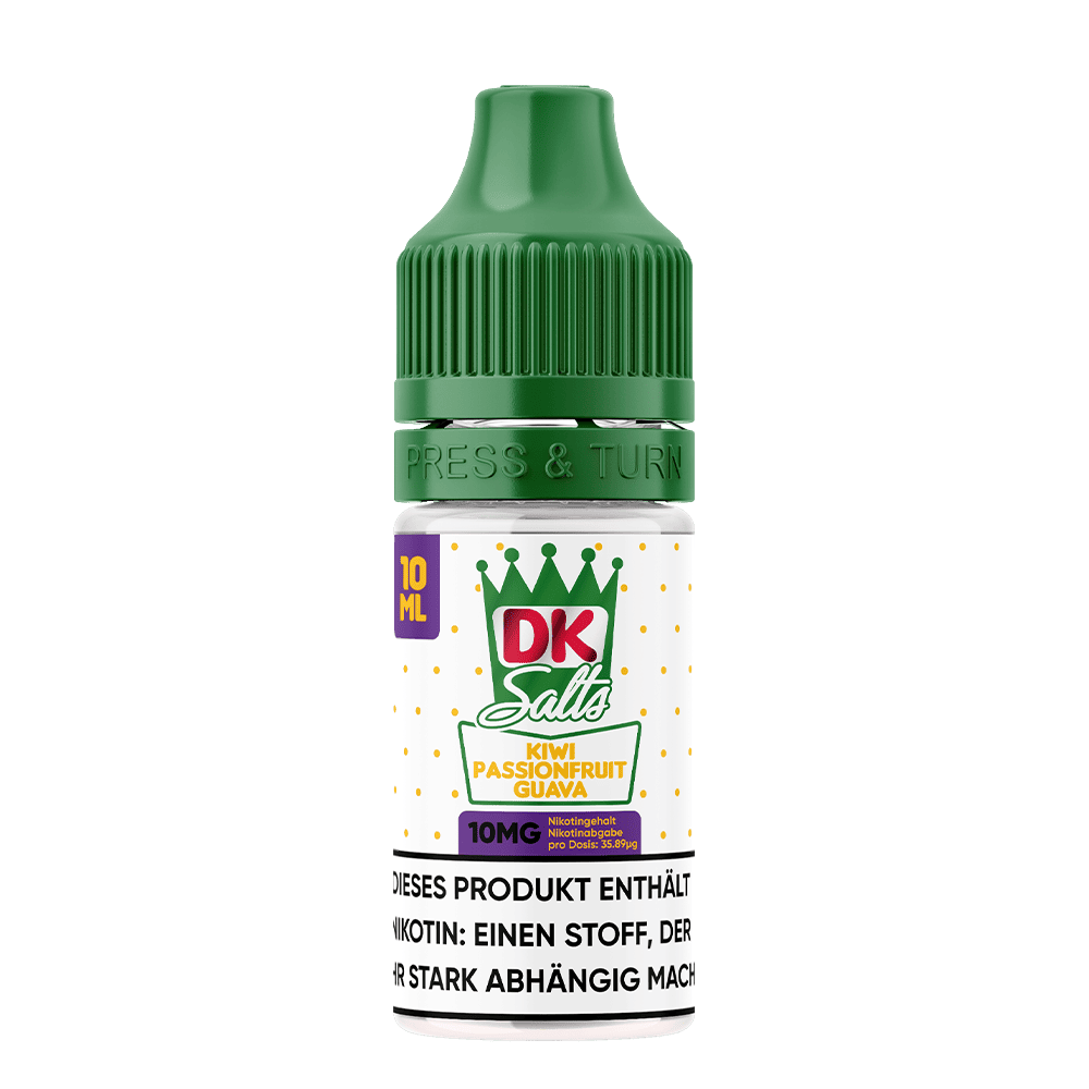 DK Salts Nikotinsalz - Kiwi Passionfruit Guava - Liquid 10ml 10mg