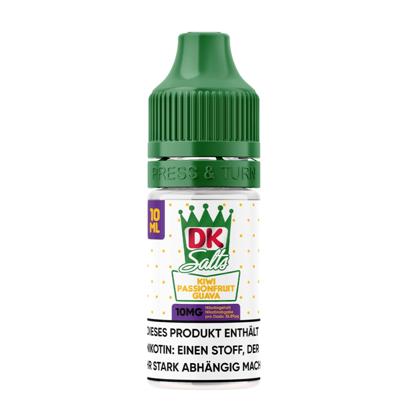 DK Salts Nikotinsalz - Kiwi Passionfruit Guava - Liquid 10ml 10mg