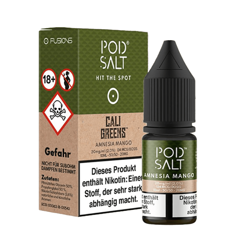 Pod Salt Fusion - Amnesia Mango - 10ml Liquid 20mg Nikotinsalz