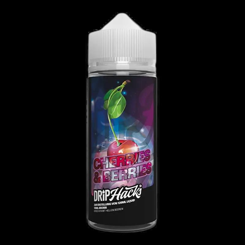 Drip Hacks Longfill - Cherries & Berries - 10ml Aroma in 120ml Flasche