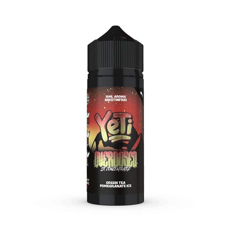 Yeti Longfill - Green Tea - Overdosed 10ml Aroma in 120ml Flasche
