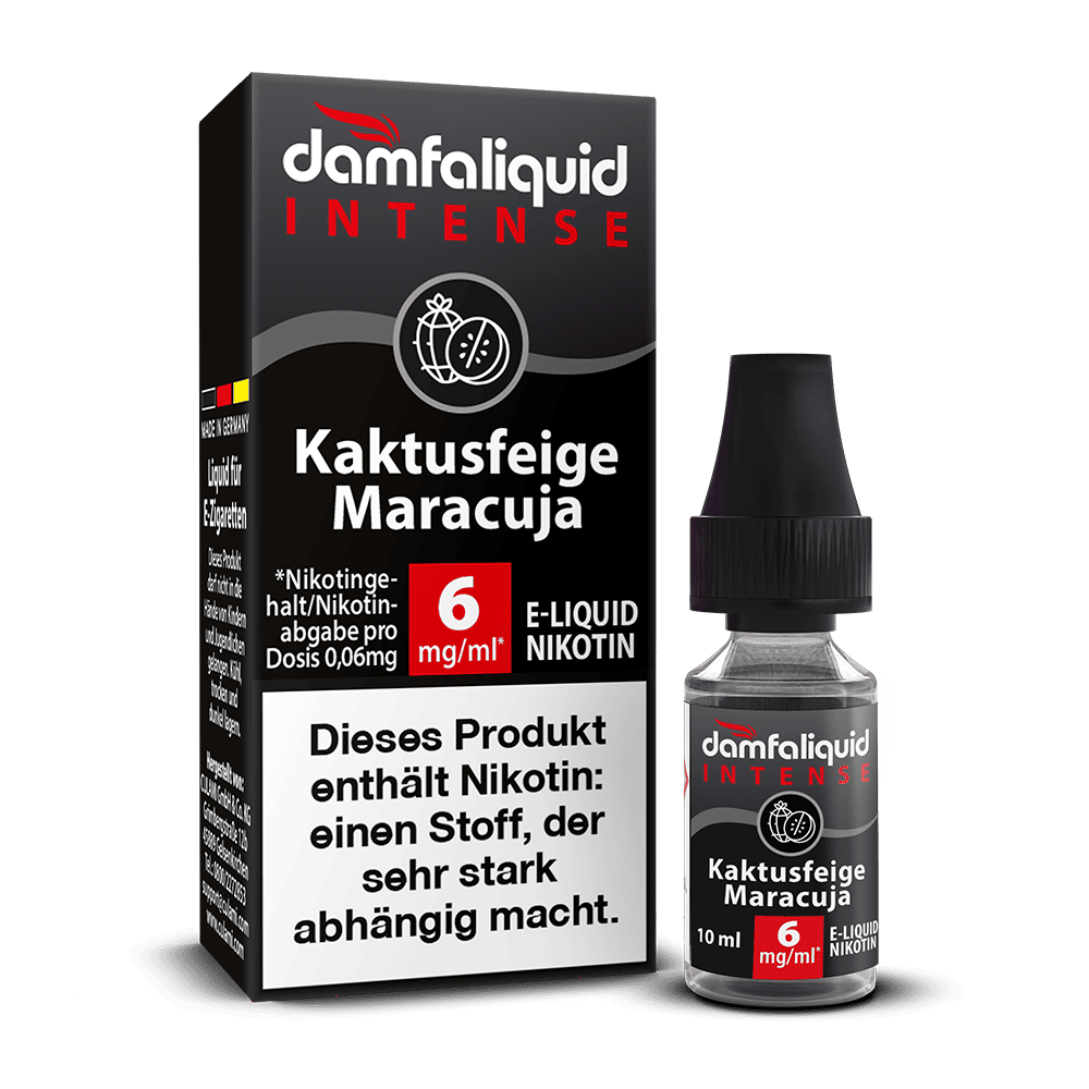 damfaliquid - Kaktusfeige Maracuja 6mg 10ml INTENSE